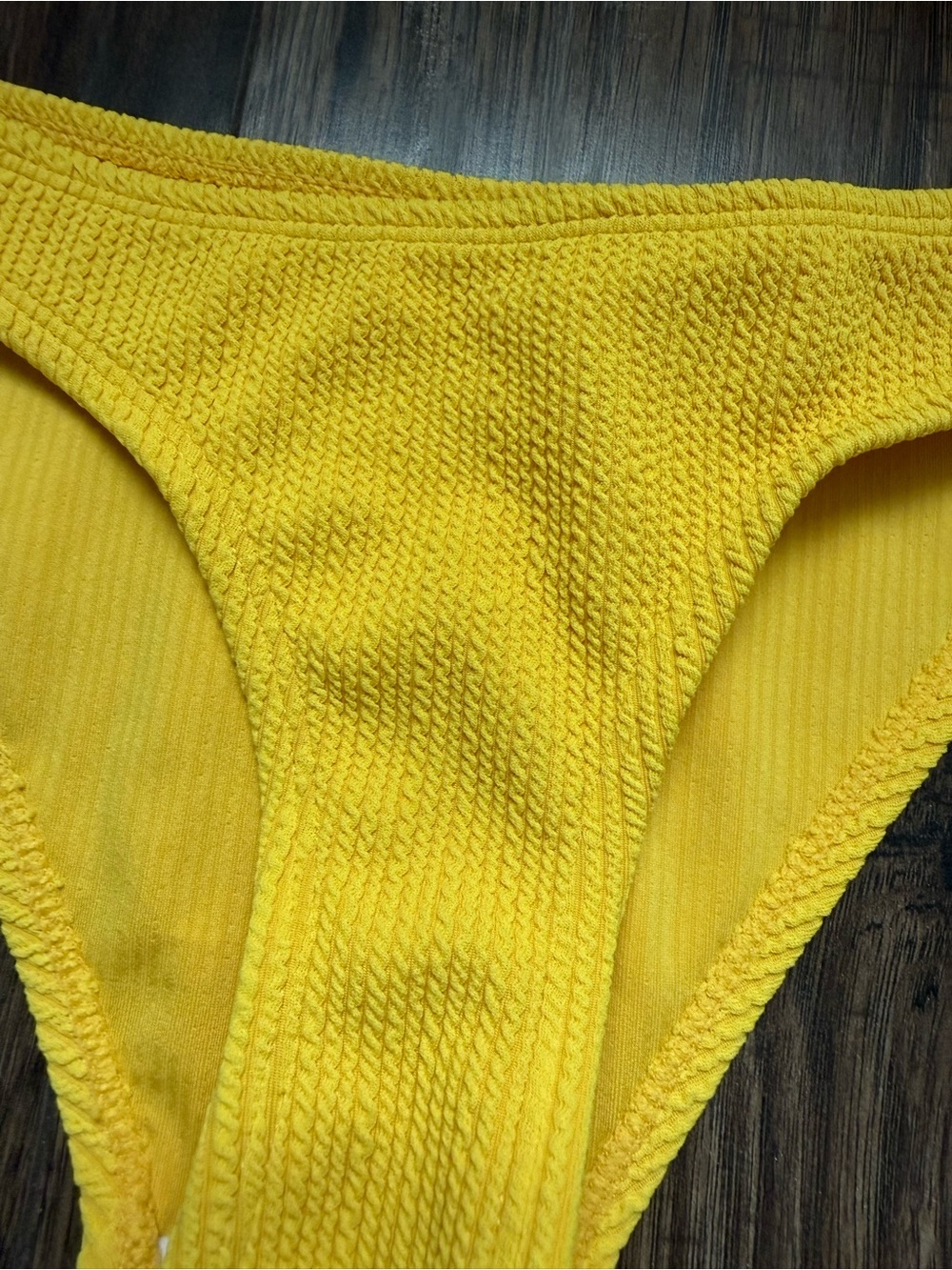 Zara Mustard Ribbed Two-Piece Set - Picture 3 of 4